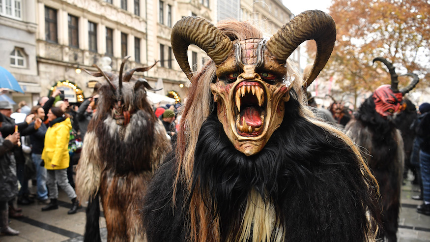nyc krampus haunted house scary christmas tradition