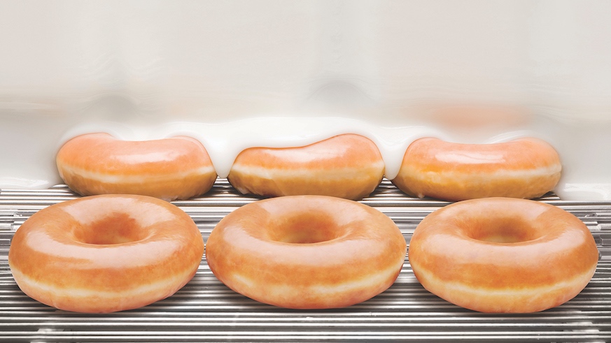 This is how the Original Glazed magic happens at Krispy Kreme. Courtesy of Krispy Kreme
