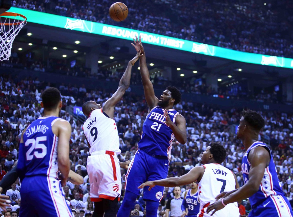 Latest Sixers Raptors NBA odds line spread total