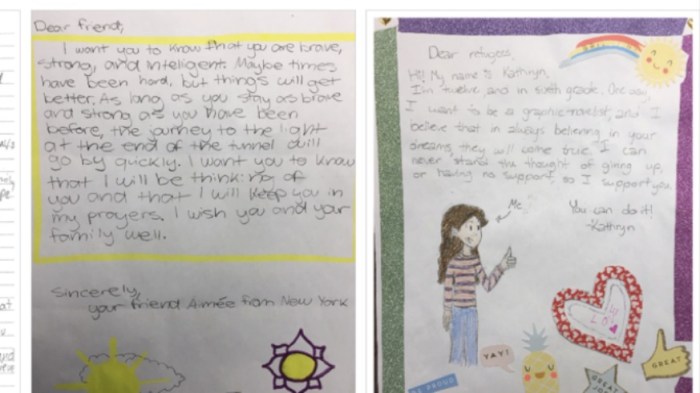 CARE's Letters of Hope connects US students to refugee counterparts living in Greece.