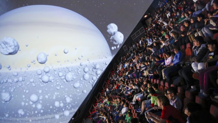 The Jennifer Chalsty Planetarium will host tours of the universe as well as movies and a laser show. Credit: Liberty Science Center