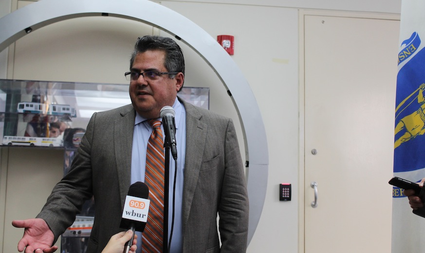 MBTA General Manager Luis Ramírez talked to reporters Tuesday afternoon about his first day on the job.