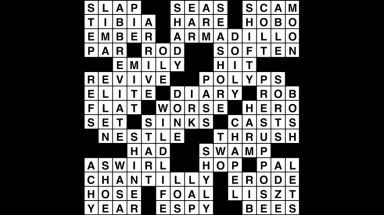 Crossword puzzle, Wander Words answers: June 10, 2019