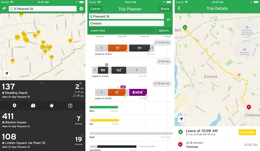 transit, transit app, bike share, dockless bike share