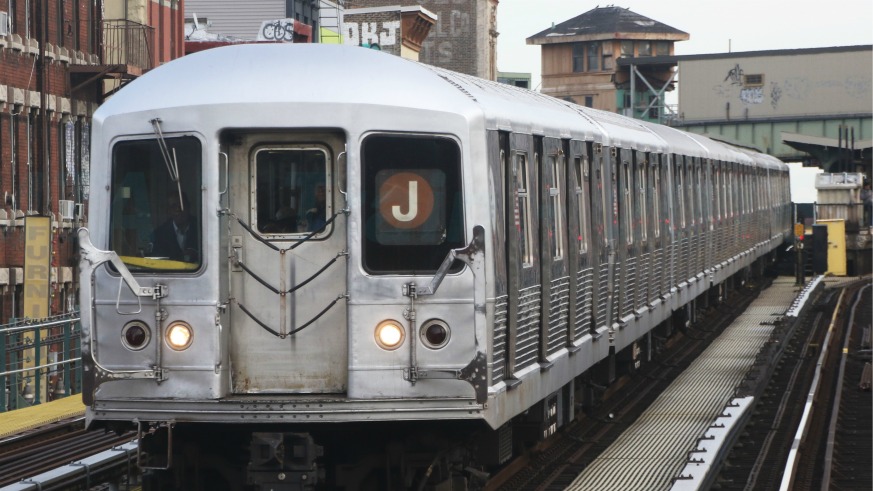 An 84-year-old man was punched on a J train by a straphanger who yelled, 'I hate white people.'
