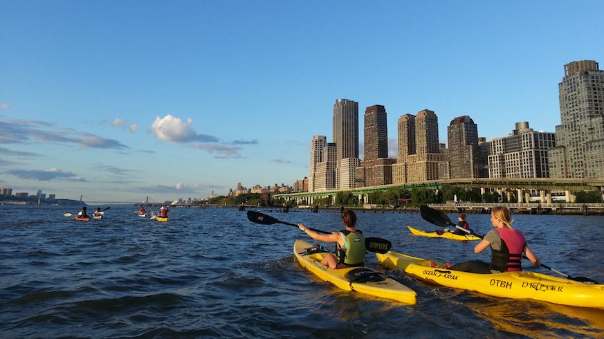 Get out on the Hudson River with Manhattan Community Boathouse. Credit: Facebook