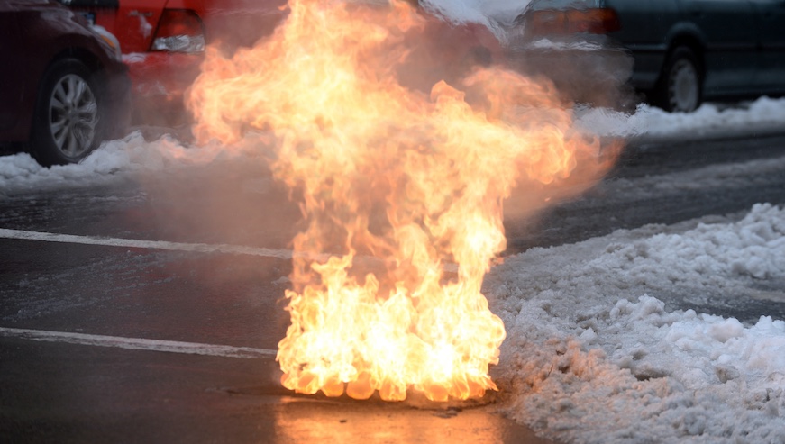 exploding manhole covers nyc