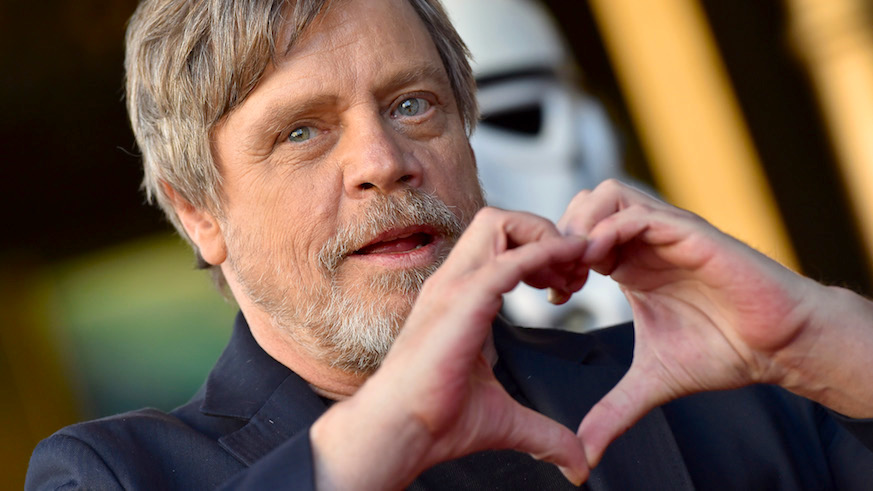 Mark Hamill has been our hero since first appearing as Luke Skywalker in 1977. Credit: Getty Images