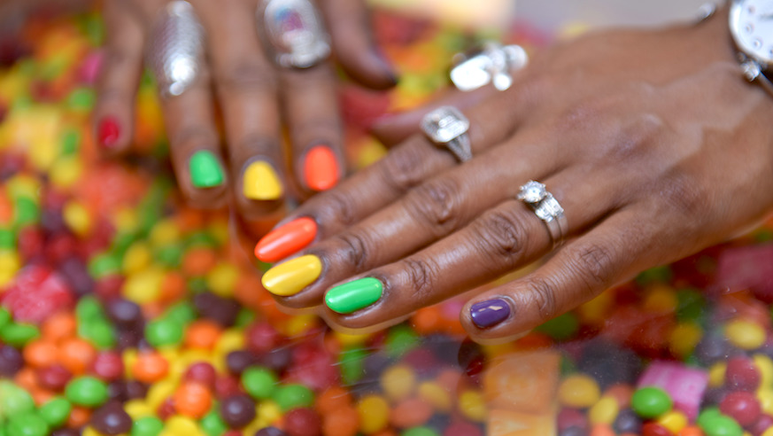 Mars Wrigley's Sweet Retreat candy shop-salon offers totally free treatments — and treats. Credit: Leandro Justen