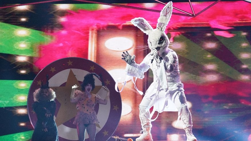 The Rabbit performs on episode 7 of The Masked Singer