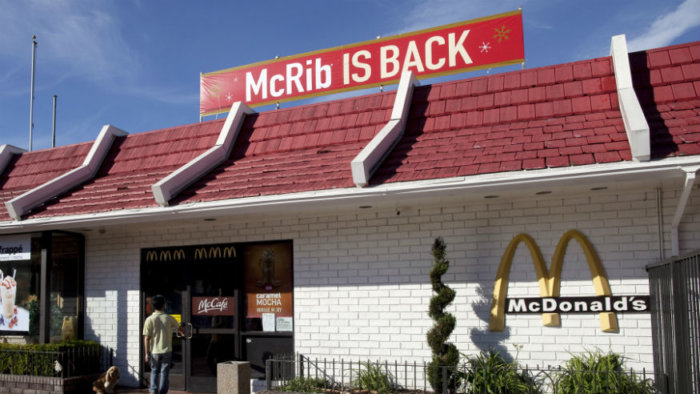 McDonald's McRib is back