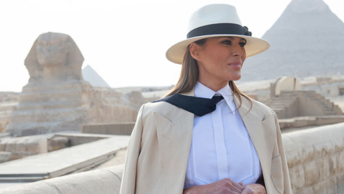 Melania Trump in Egypt tour of Africa