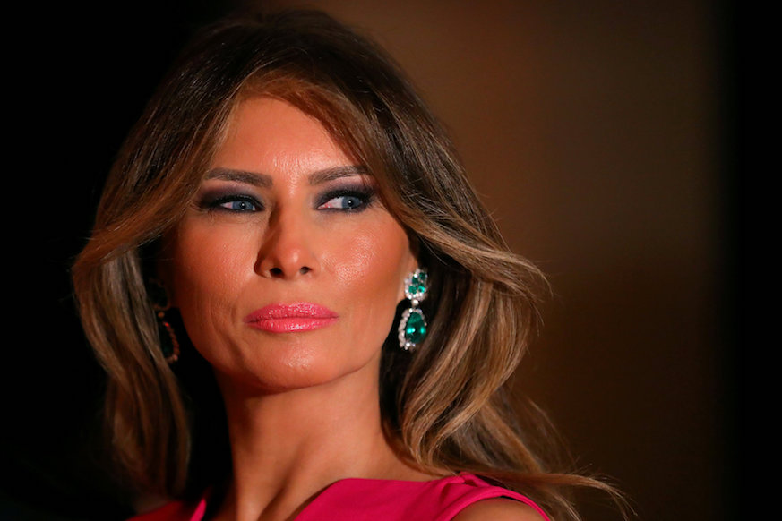 Melania Trump and Pamela Anderson are pen pals of sorts.