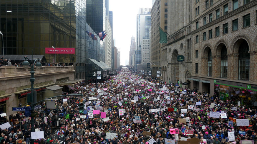 women's march on new york city