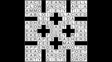 Crossword puzzle answers: February 22, 2018