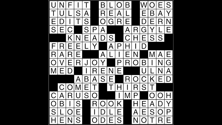 metro crossword puzzle march 8