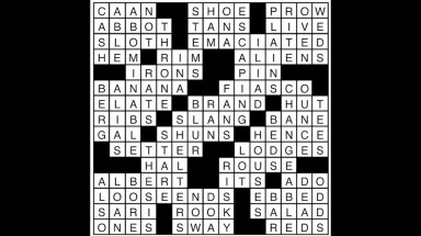 Metro Crossword Puzzle Answers: August 15, 2018