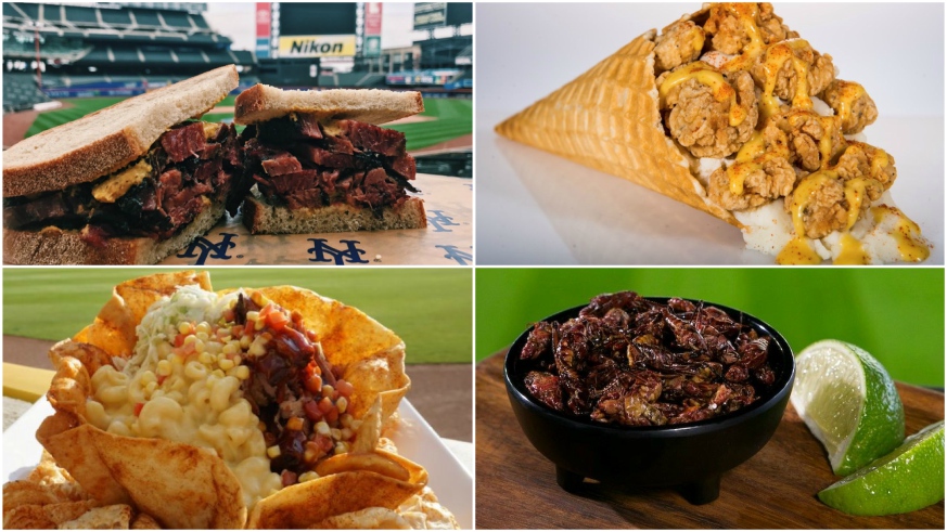 Just some of the featured dishes at MLB Foodfest. Credit: MLB
