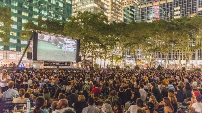 Arrive early for Bryant Park Movie Nights — the lawn opens at 5 p.m.!