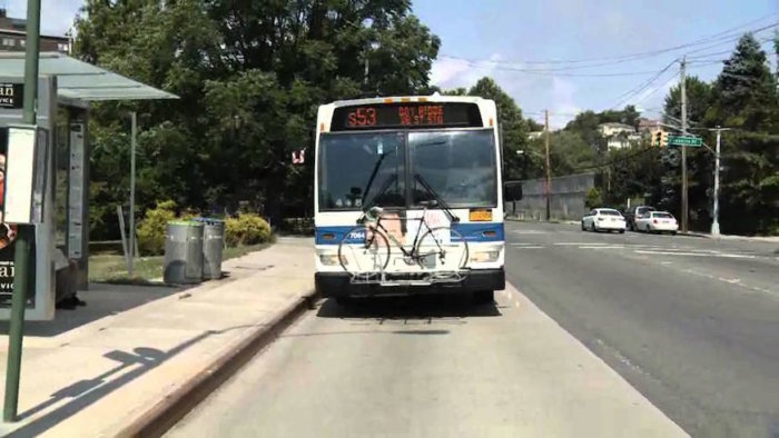 The MTA has added permanent bike racks on four bus routes in Queens, the Bronx and Staten Island.