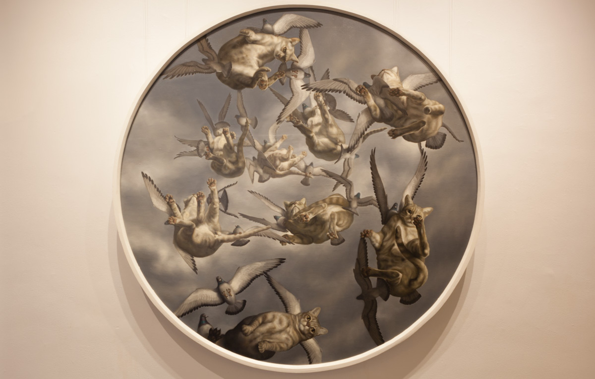 Flying cats and insect bouquets take over Arsenal Gallery for spring