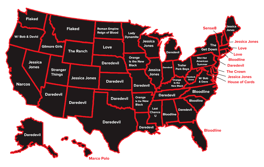 How ‘Marvel’-ous: America’s favorite Netflix originals by state