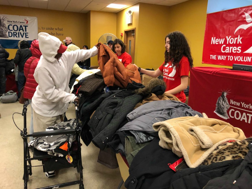 Amid extremely frigid temperatures, New York Cares has extended its 29th annual coat drive until Jan. 12.