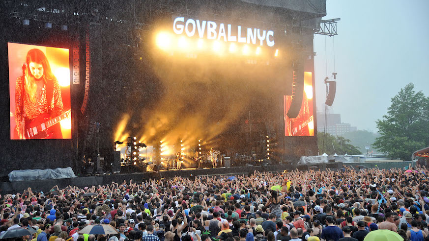 Live events like Governors Ball are a vital part of New York life, but the recording industry could use support. Photo: Getty Images