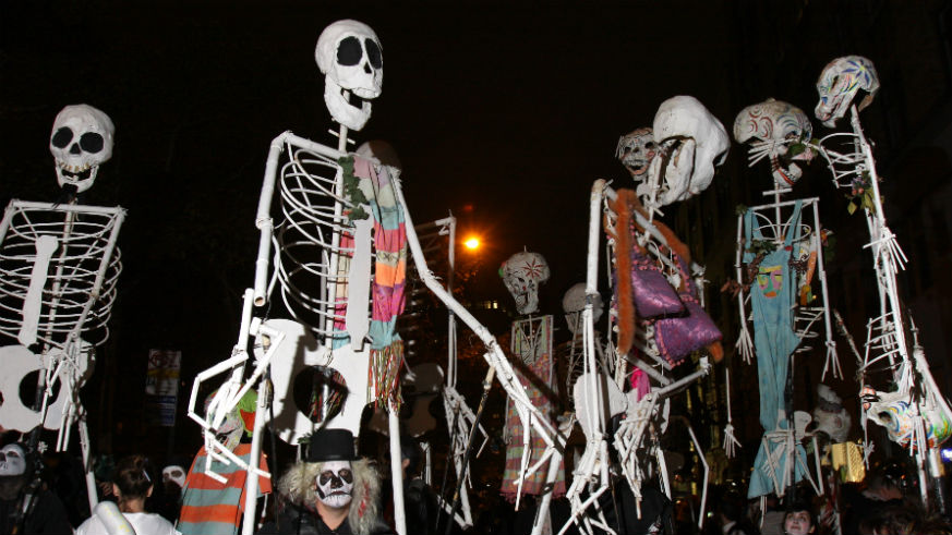 NYC Halloween Parade Puppets