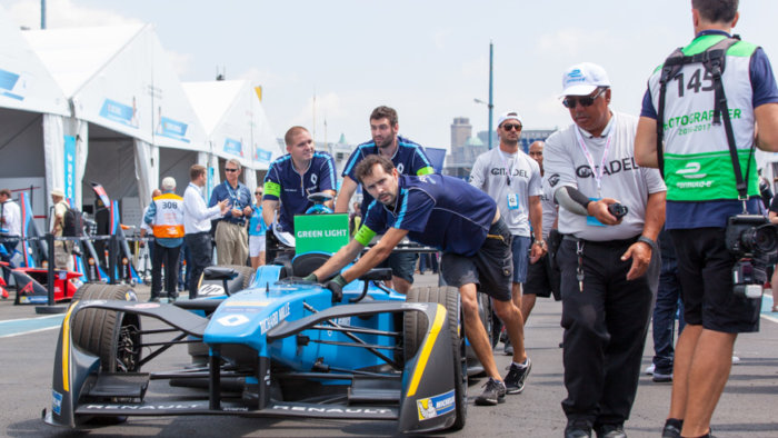 The Formula E NYC ePrix took place in Red Hook, Brooklyn on July 15-16. Credit: Brandon Hardin