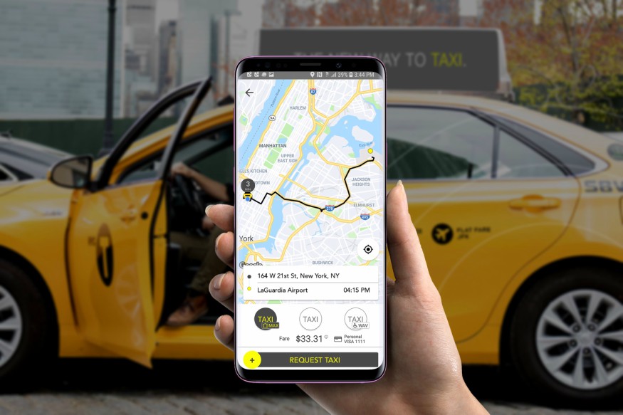 New Yorkers in all five boroughs can use Waave app’s Taxi Max feature to book an NYC taxi — both yellow and green — for what the company said are ‘significantly more-affordable rates.’ (Waave)