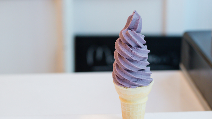 This blueberry flavor at Morgenstern's is only around for one week.