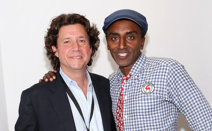 Herb Karlitz, left, and Marcus Samuelsson, co-founders of Harlem EatUp!