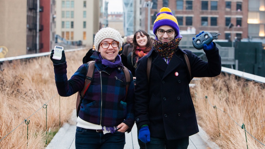 Make Music Winter on the High Line. Credit: Liz Ligon