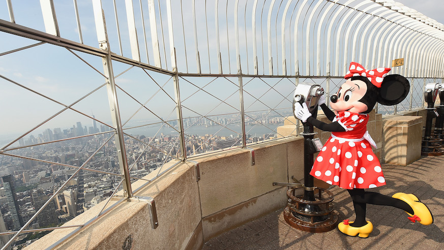 Even iconic characters go to the iconic Empire State Building when they’re in town. Credit: Getty Images