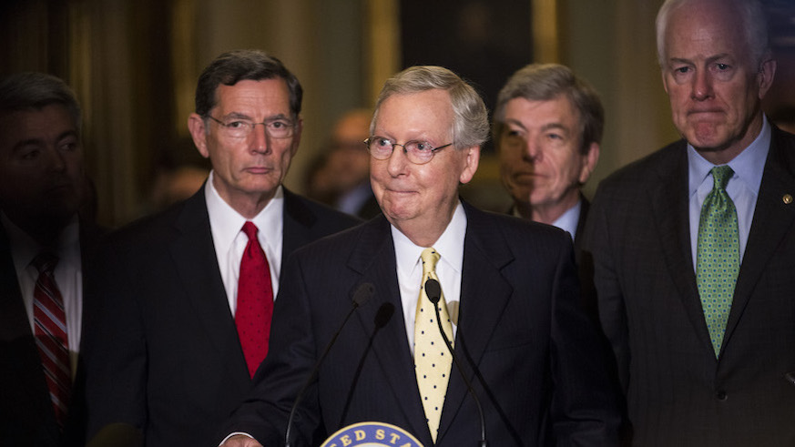 Which Republican senators opposed the Senate healthcare bill and why