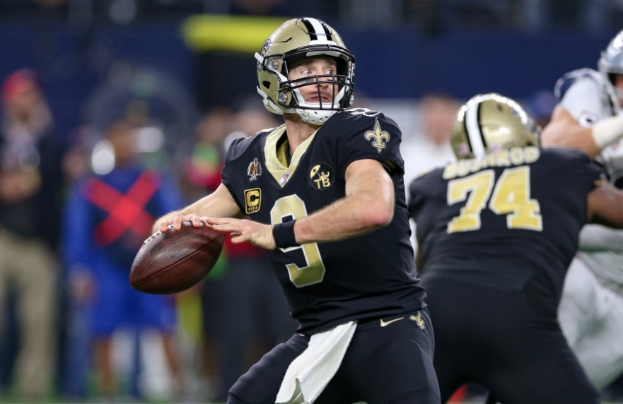 Odds for Saints Panthers Monday Night Football