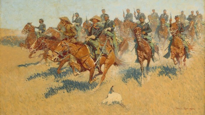 Frederic Remington's "On the Southern Plains"