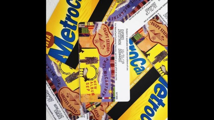 Feast your eyes on the limited-edition Paul McCartney MetroCard, which is only available at Grand Central Terminal while supplies last.