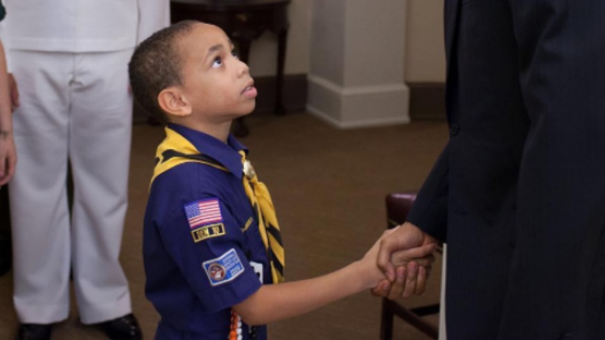 Pete Souza Trump Boy Scouts