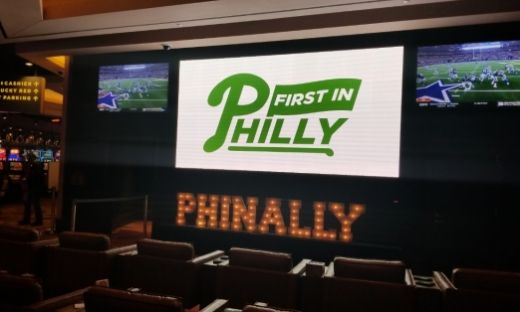 Sports gambling betting handle Philadelphia Pennsylvania March