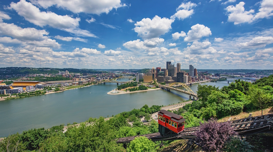 Pittsburgh from the Duquesne Incline