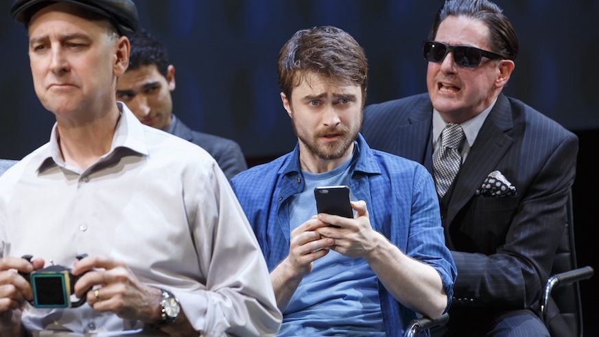 Political activist-actor Daniel Radcliffe was last seen in a play about privacy, and now he's an editor who finds a journalist has made up facts in The Lifespan of a Fact.