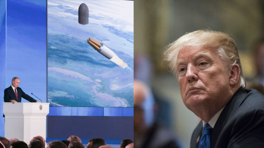 Trump has yet to respond to Putin missile threat.