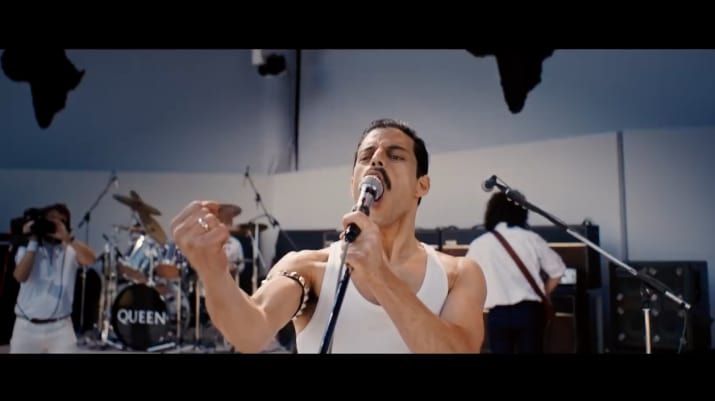 Rami Malek in Queen movie trailer