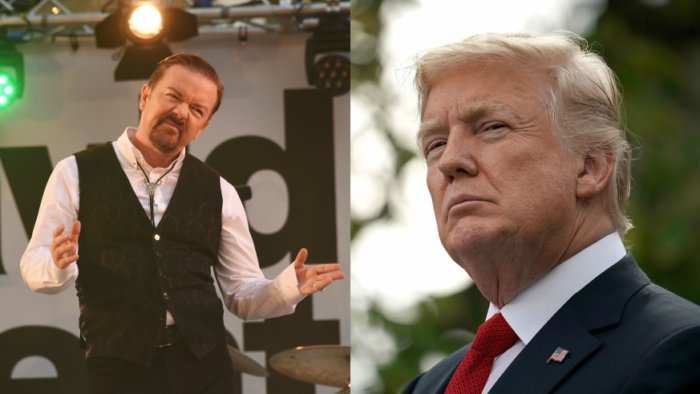 Ricky Gervais and Donald Trump