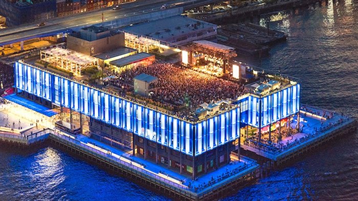 rooftop at pier 17 lower manhattan concert venue east river seaport district things to do in nyc