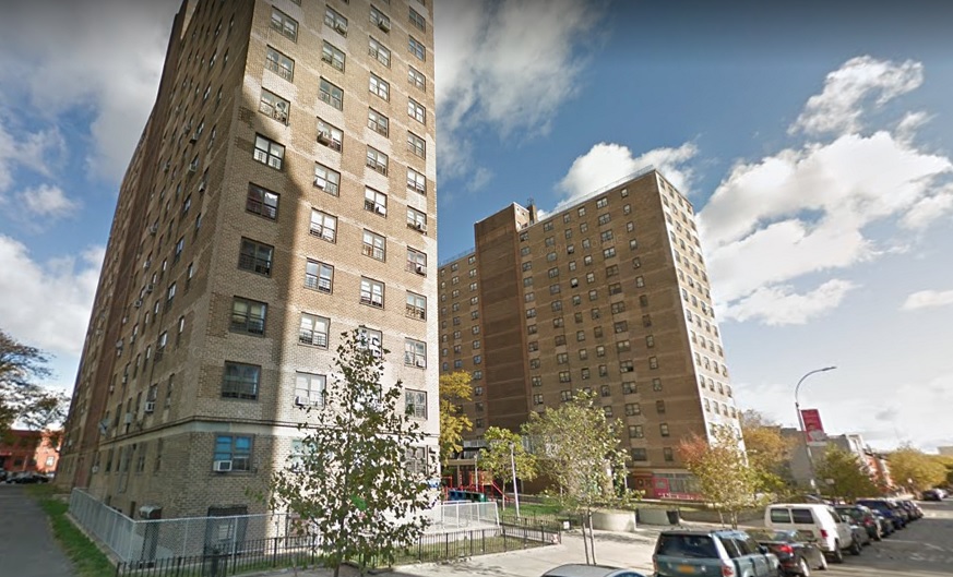 Ramel Patterson was found murdered in the Roosevelt Houses yesterday morning. (Image via Google Maps)
