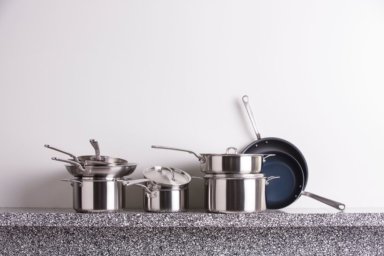 If you're super serious about upgrading your cookware, Made in Cookware's Kitchen Sink Kit is for you. | Provided