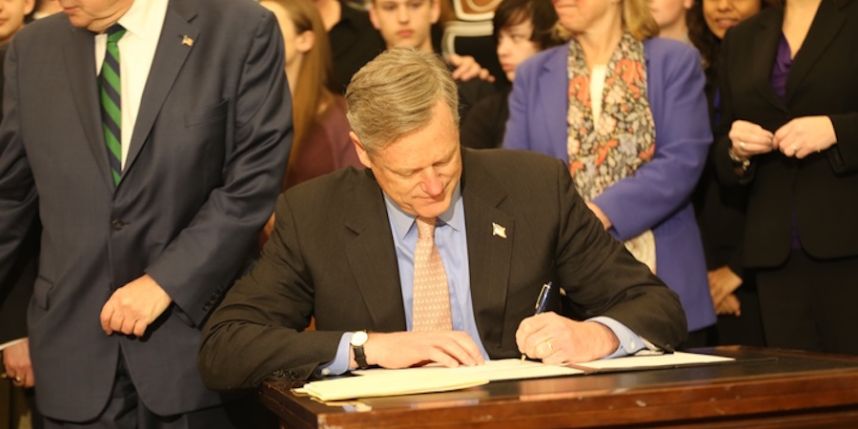 Baker, 42 other governors, sign compact to fight opioid addiction